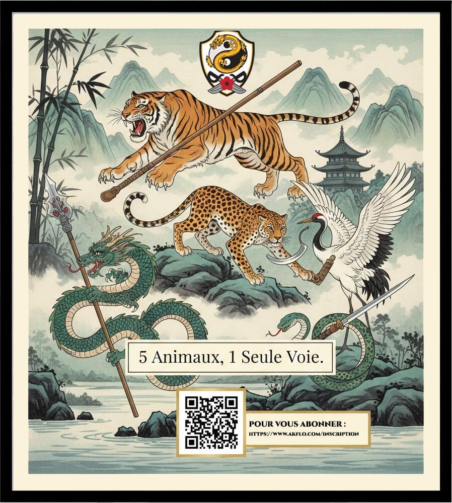 5 Animaux, 1 Seule Voie